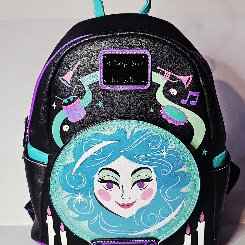 Haunted Mansion Kids Backpack - Black and Purple